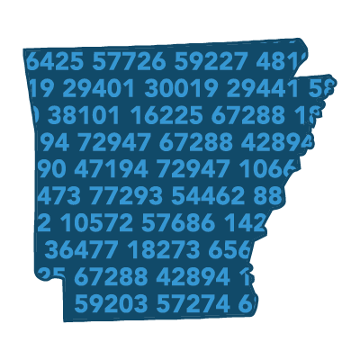 Income By Zip Code List: One State