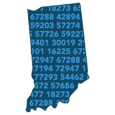 Income By Zip Code List: One State