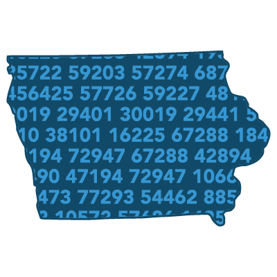 Income By Zip Code List: One State