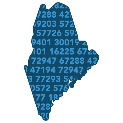 Income By Zip Code List: One State